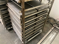 Rvs ovenkarren (3x) voor double d revorack oven - afbeelding 10 van  14