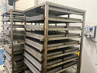 Rvs ovenkarren (3x) voor double d revorack oven - afbeelding 11 van  14