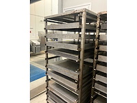 Rvs ovenkarren (3x) voor double d revorack oven - afbeelding 12 van  14