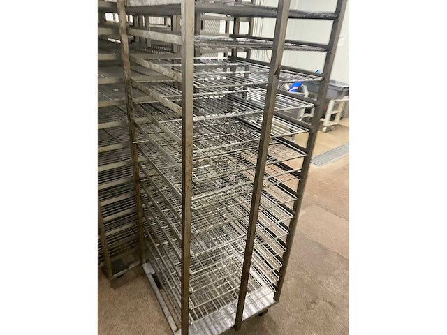 Rvs ovenkarren voor double d revorack oven (12x) - afbeelding 4 van  6