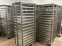 Rvs ovenkarren voor double d revorack oven (12x) - afbeelding 5 van  6