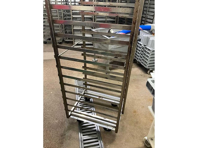 Rvs ovenkarren voor double d revorack oven (14x) - afbeelding 3 van  8