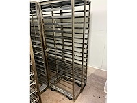 Rvs ovenkarren voor double d revorack oven (14x) - afbeelding 5 van  8