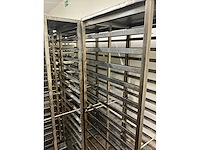 Rvs ovenkarren voor double d revorack oven (14x) - afbeelding 6 van  8
