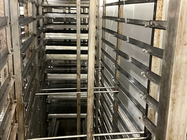 Rvs ovenkarren voor double d revorack oven (14x) - afbeelding 8 van  8