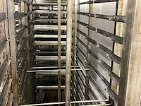 Rvs ovenkarren voor double d revorack oven (14x) - afbeelding 8 van  8