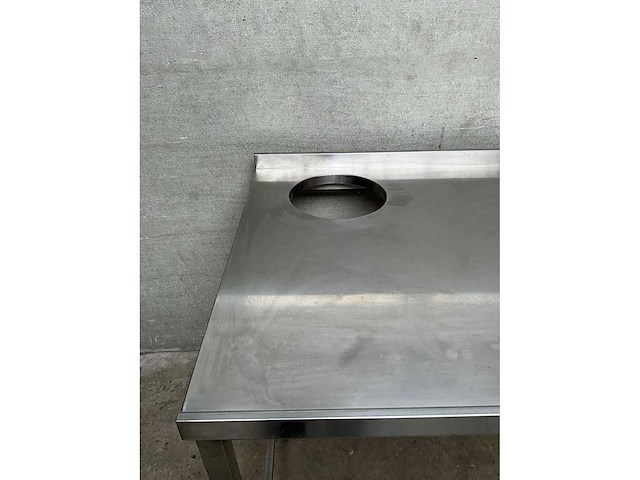 Rvs pizza preparatie werktafel - afbeelding 4 van  4