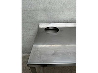 Rvs pizza preparatie werktafel - afbeelding 4 van  4