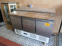 Rvs pizzawerkbank - afbeelding 1 van  5