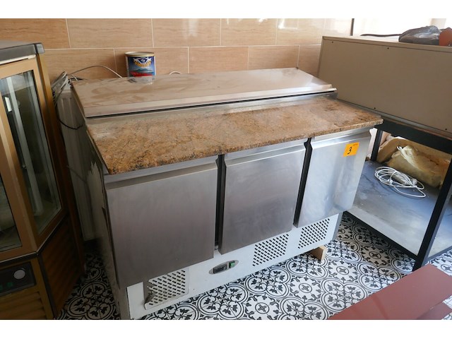 Rvs pizzawerkbank - afbeelding 2 van  5