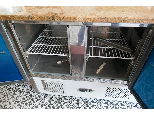 Rvs pizzawerkbank - afbeelding 4 van  5