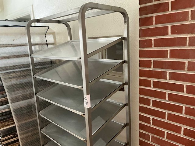 Rvs platenkar - afbeelding 1 van  3
