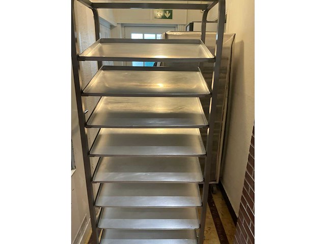 Rvs platenkar - afbeelding 2 van  3