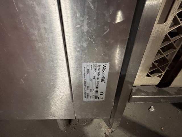 Rvs proffesionele vaatwasmachine wexiodisk wd-153 - afbeelding 7 van  14