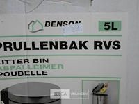 Rvs prullenbak 5l - afbeelding 2 van  2
