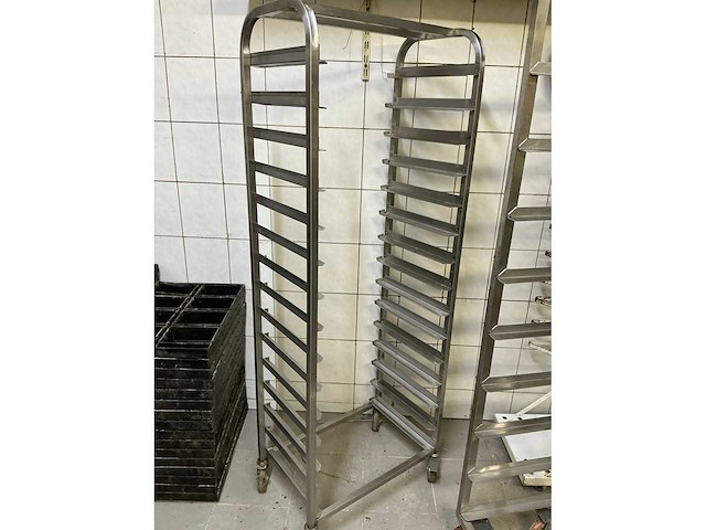 Rvs regaalwagen - afbeelding 2 van  2