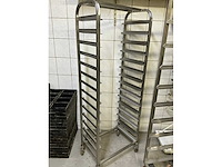 Rvs regaalwagen - afbeelding 2 van  2