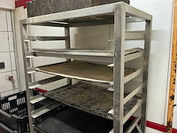Rvs regaalwagen - afbeelding 1 van  2