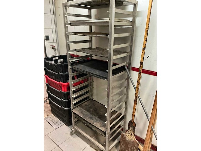 Rvs regaalwagen - afbeelding 2 van  2