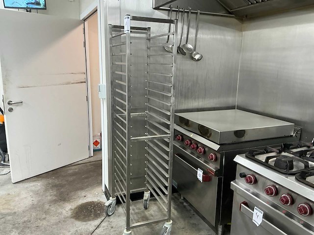 Rvs regaalwagen - afbeelding 1 van  3