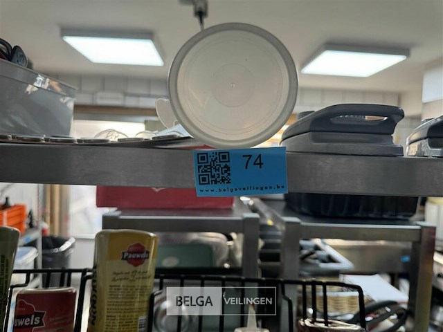 Rvs rek met inhoud - div sausen - afbeelding 6 van  7