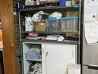 Rvs rek met verstelbare leggers - afbeelding 2 van  4