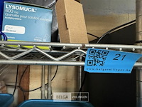 Rvs rek met verstelbare leggers - afbeelding 4 van  4