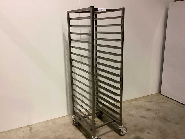 Rvs rolkar 16 niv. en 600x400 overige opslag en handling - afbeelding 2 van  2