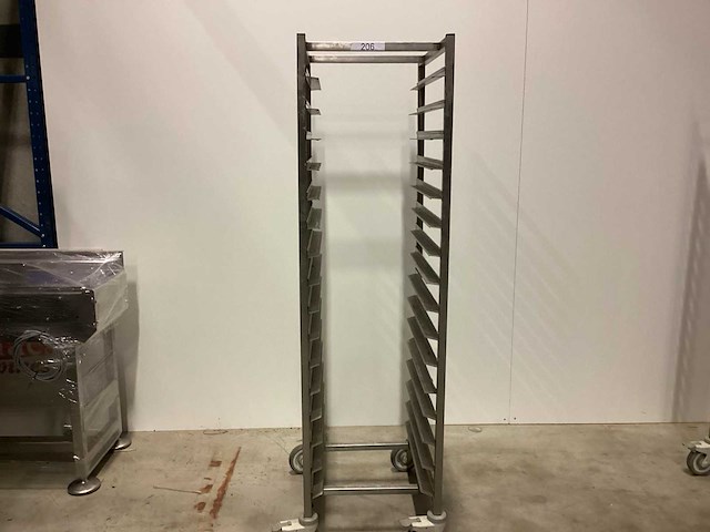 Rvs rolkar 16 niv. en 600x400 overige opslag en handling - afbeelding 1 van  2