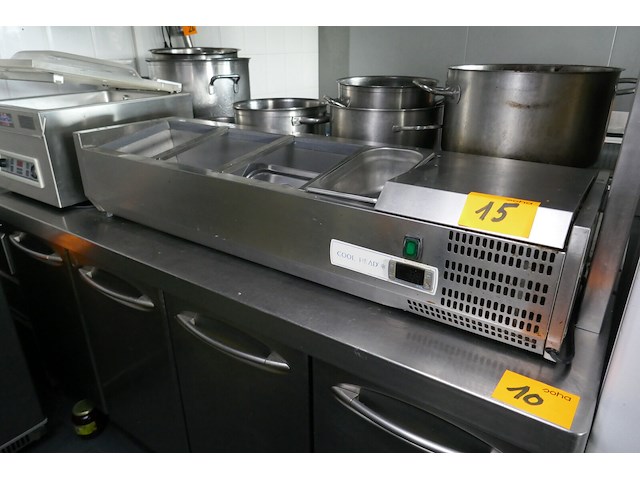 Rvs saladebar cool head - afbeelding 1 van  3
