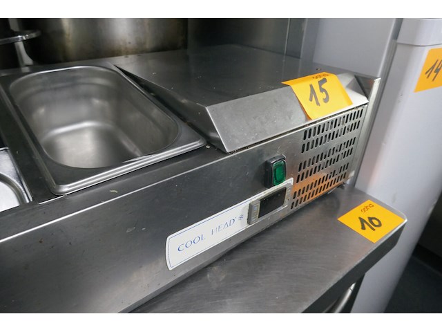 Rvs saladebar cool head - afbeelding 3 van  3