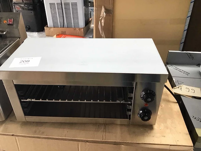 Rvs salamander machine - afbeelding 5 van  6