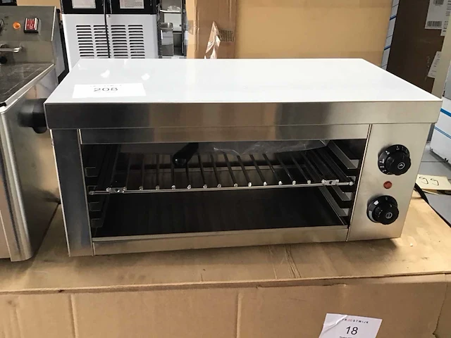 Rvs salamander machine - afbeelding 2 van  6