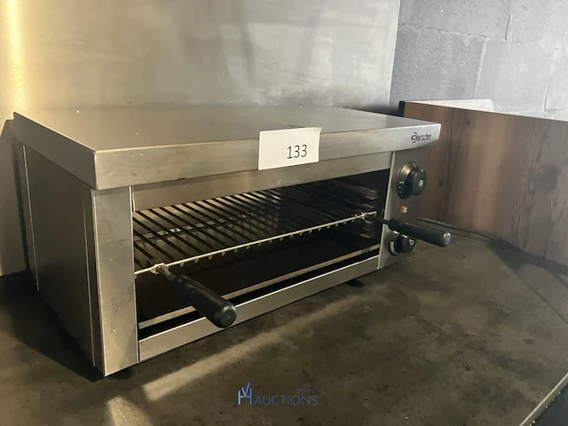 Rvs salamandergrill bartscher - afbeelding 1 van  4