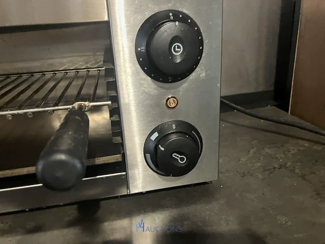 Rvs salamandergrill bartscher - afbeelding 3 van  4