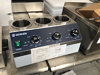 Rvs sauswarmer x3 - afbeelding 2 van  4