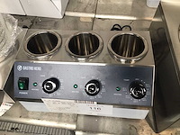 Rvs sauswarmer x3 - afbeelding 2 van  2