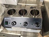 Rvs sauswarmer x3 - afbeelding 4 van  4