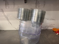 Rvs schuifkast, schabben en restinhoud - afbeelding 2 van  10