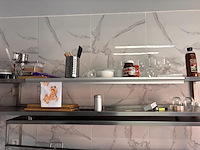 Rvs schuifkast, schabben en restinhoud - afbeelding 6 van  10