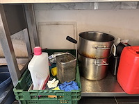 Rvs schuifkast, schabben en restinhoud - afbeelding 8 van  10