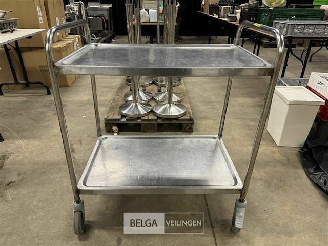 Rvs serveerkar - afbeelding 2 van  2