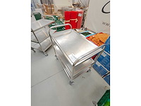 Rvs serveerwagen, 3 niveau's - afbeelding 2 van  4