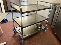 Rvs serveerwagen