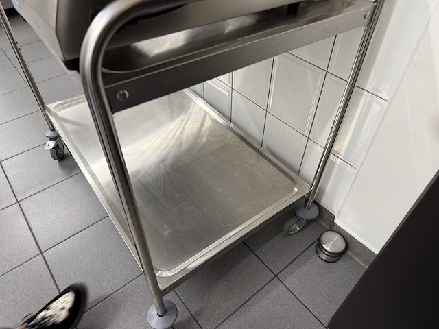 Rvs serveerwagen - afbeelding 3 van  3