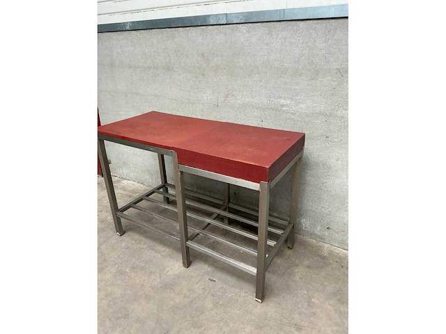 Rvs snijtafel werktafel - afbeelding 3 van  3