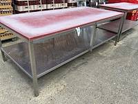 Rvs snijtafel