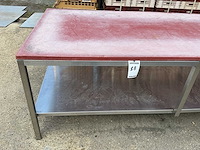 Rvs snijtafel - afbeelding 2 van  2