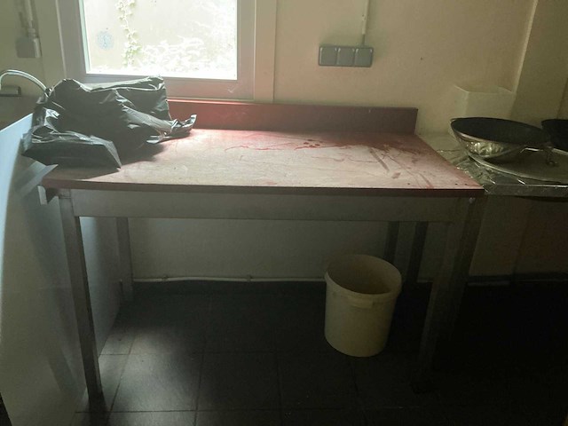 Rvs snijtafel - afbeelding 1 van  1
