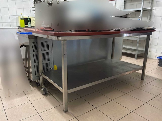 Rvs snijtafel - afbeelding 1 van  1